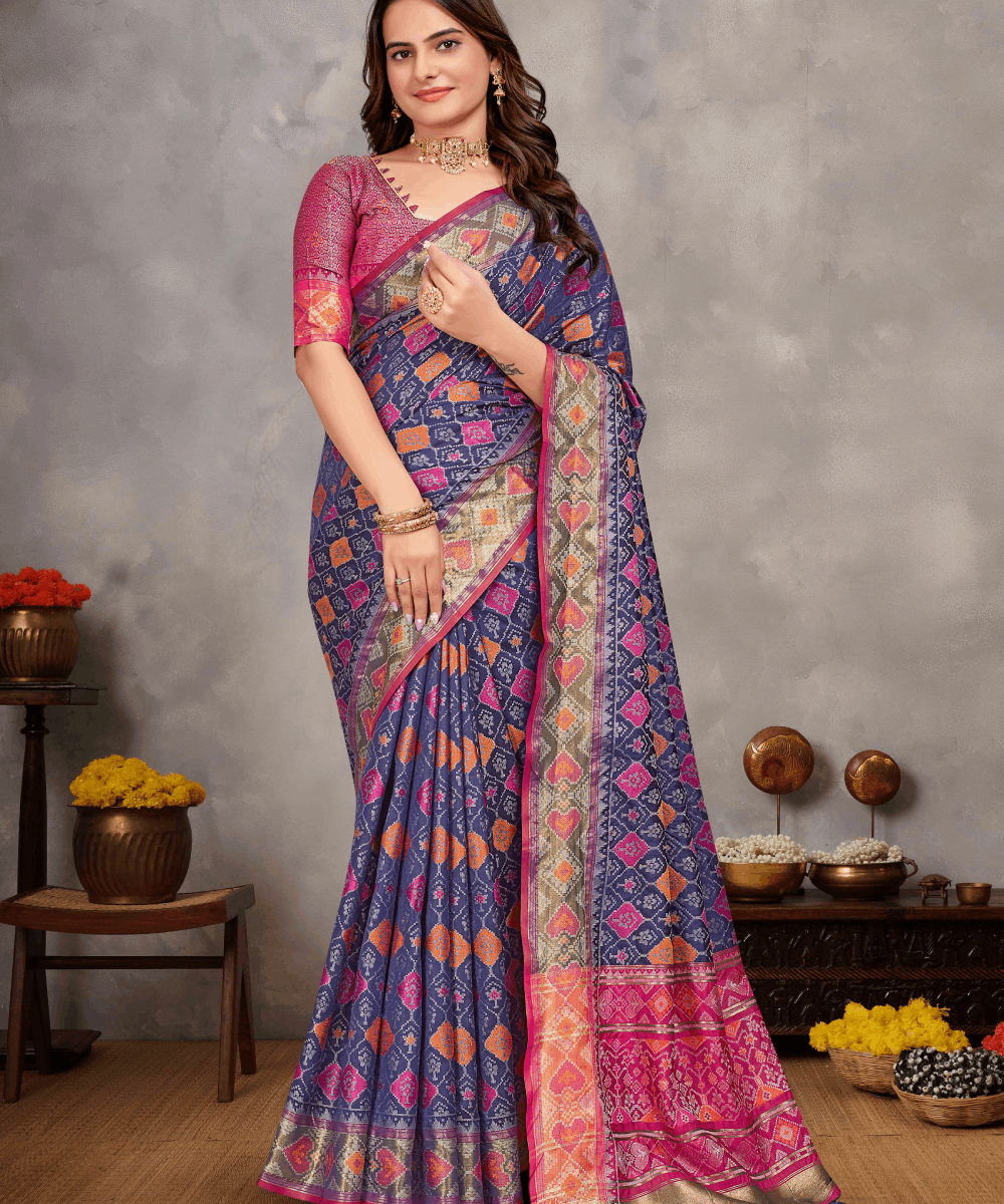 Special Edition Pure Handloom Ikkat Patola Silk Sarees