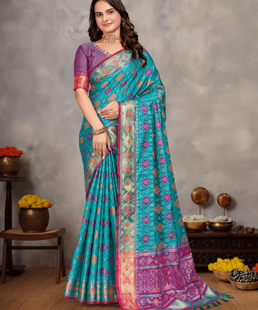 Special Edition Pure Handloom Ikkat Patola Silk Sarees