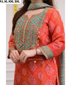 Pure Muslin Pakistani Suit Set with Handwork & Digital Print – Soft Muslin Dupatta