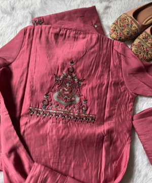 Designer Roman Silk A-Line Anarkali with Heavy Embroidery & Dupatta – NF3490 (5)
