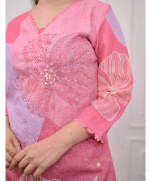 Heavy Shifli Cotton Suit Set with Digital Print & Khatli Handwork – NF3644 (6)